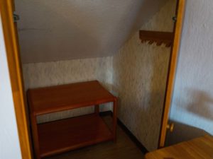 Stauraum mit Kleiderhaken